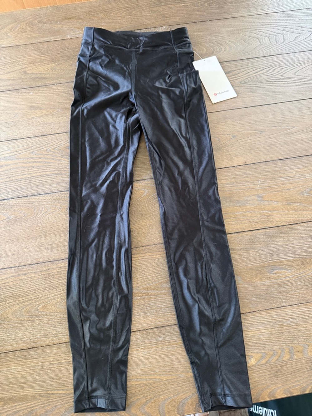 lululemon athletica Black High-Rise Shine Leggings